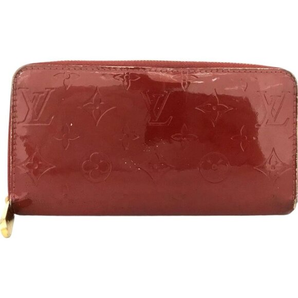 034186AW (C2) Louis Vuitton Wallet Long PommeD`Amour Monogram Vernis - Picture 1 of 9